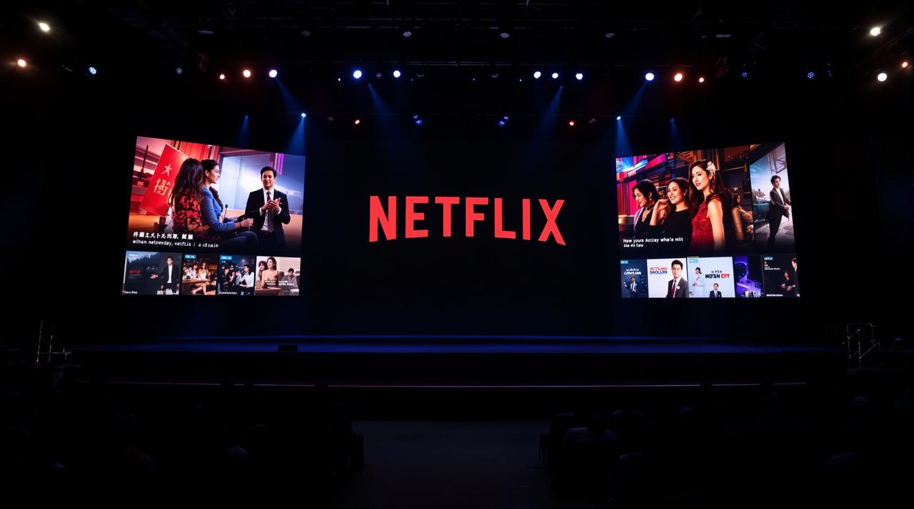 新闻标题: Netflix宣布投资10亿美元制作亚洲原创内容